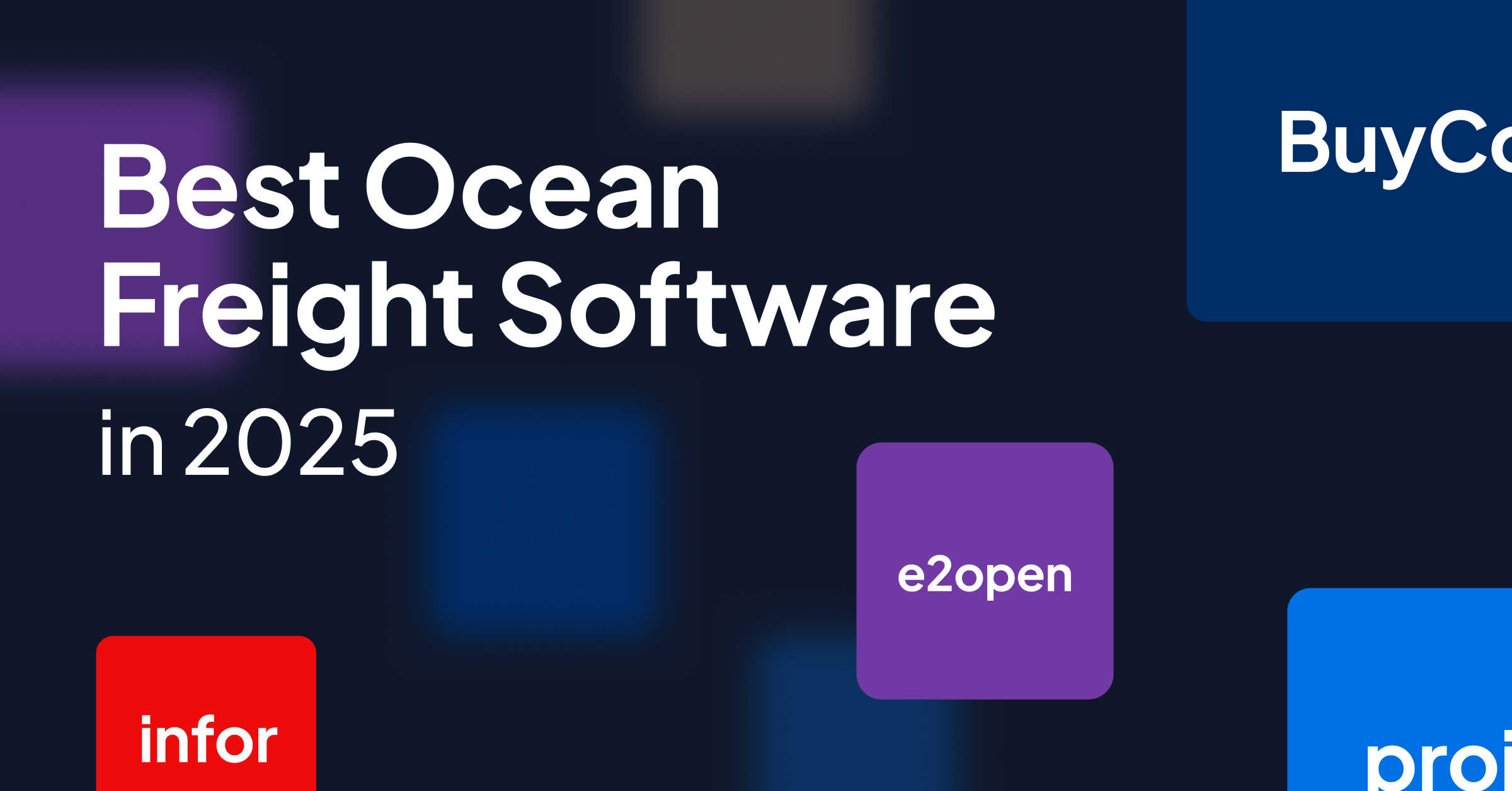Best Ocean Freight Software in 2026 – Reviews & Comparisons